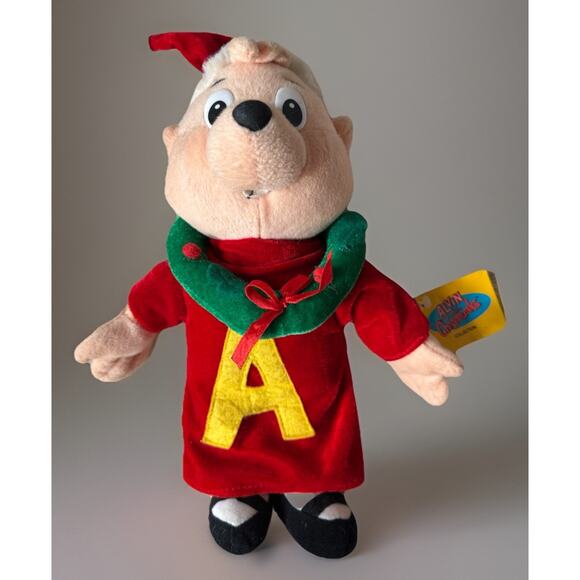 Alvin & The Chipmunks Christmas Plush Lot 3pc Alvin Simon Theodore w/ Tags 13” - Picture 4 of 7